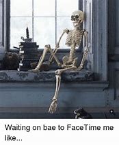Image result for Funny Skeleton Waiting