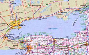 Image result for Lake Ontario Canada Map