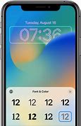 Image result for Clock On iPhone Lock Screen