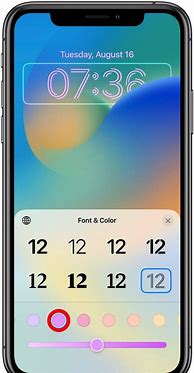 Image result for iPhone Lock Screen Time No Background