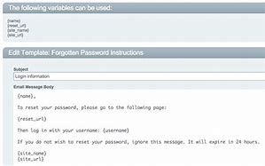 Image result for Forgot Password Template