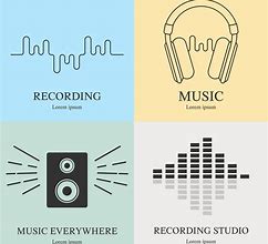 Image result for Recording Studio with Label Drawing