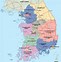 Image result for South Korea Major Cities Map
