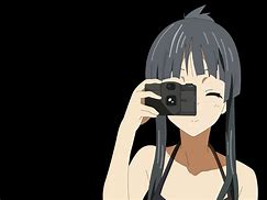 Image result for Anime Girl Holding Camera