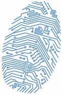 Image result for Fingerprint Cyber Security Logo