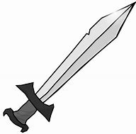 Image result for Sword Black and White