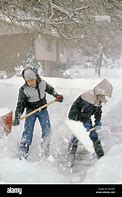 Image result for People Shoveling Snow