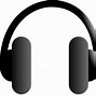 Image result for Gold and Black Headphones PNG