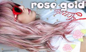 Image result for DIY Rose Gold Hair Color