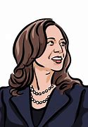 Image result for Drawing of Kamala Harris