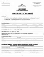 Image result for Health Physical Form