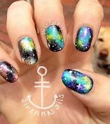 Image result for Rainbow Galaxy Nails