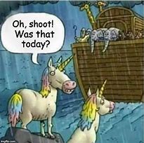 Image result for Noah's Ark Unicorn Meme