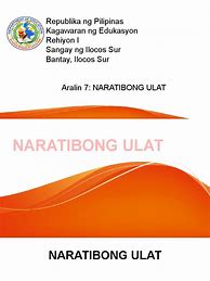 Image result for Naratibong Ulat Gr 11