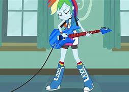 Image result for Eg Rainbow Dash Playing Guitar