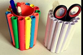 Image result for How to Make a Paper Pencil Holder