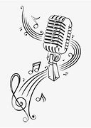 Image result for Microphone Music Notes Clip Art