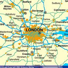 Image result for London England Map