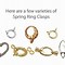 Image result for Types of Lobster Clasps