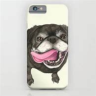 Image result for Black Pug iPhone 5 Cases