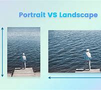 Image result for Portrait vs Landscape Camera