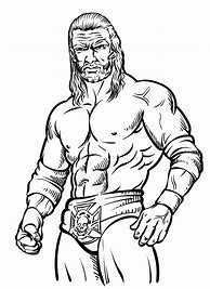 Image result for Triple H Coloring Pages