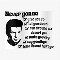 Image result for Rick Roll Text Art