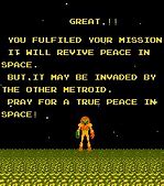 Image result for Metroid Game Over