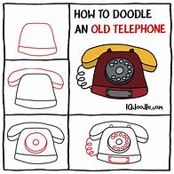 Image result for Phone. Old Drawing Cartoon Cute