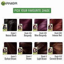 Image result for Garnier Burgundy Hair Color