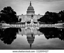 Image result for U.S. Capitol Black and White