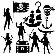 Image result for Pirate Clip Art Free Printable Black and White