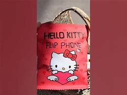 Image result for Pink Hello Kitty Flip Phone