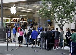 Image result for People Standing in Line for Apple iPhone