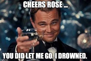 Image result for Leonardo DiCaprio Rose Meme