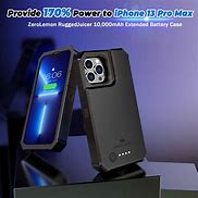 Image result for iPhone Pro Max Battery Extender Case Handles