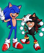 Image result for Classic Sonic vs Shadow