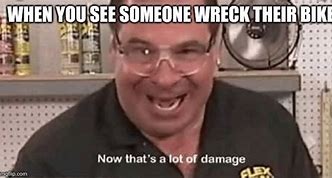 Image result for Bike Crash Meme