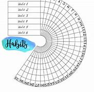 Image result for Empty Blank 30-Day Habits Tracker Template