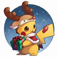 Image result for Pikachu Christmas PFP
