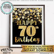 Image result for 70 Years Old Birthday Images