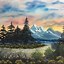 Image result for Bob Ross Painting Black Background