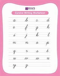Image result for Cursive Letters A to Z