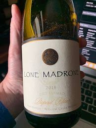 Image result for Lone Madrone Picpoul Blanc Glenrose