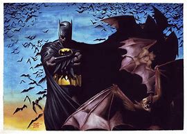 Image result for Man with a Bat 1800s Painting