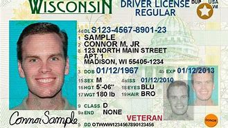 Image result for Wisconsin Real ID Driver's License