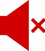Image result for Mute Icon Red Transparent