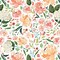 Image result for Pastel Peach Floral Background