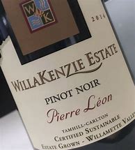 Image result for WillaKenzie Estate Pinot Noir Pierre Leon