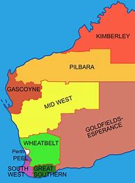 Image result for 5 Regions of Western Australia